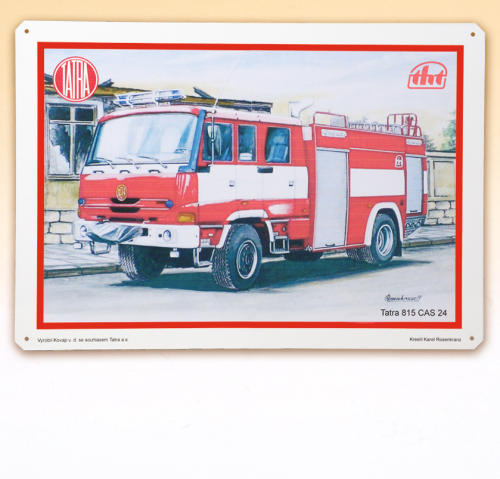 Tatra Feuerwehr Blechschild
