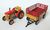 ZETOR Traktor mit Anhänger mit Metallfelgen, rot, so lange Vorrat