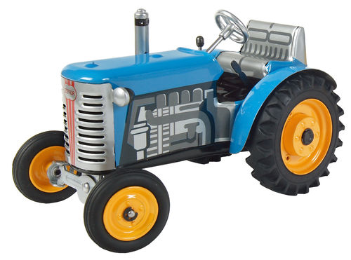 ZETOR Traktor mit Metallfelgen, blau