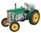 ZETOR Traktor mit Metallfelgen, grün