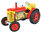 ZETOR Traktor mit Metallfelgen, rot